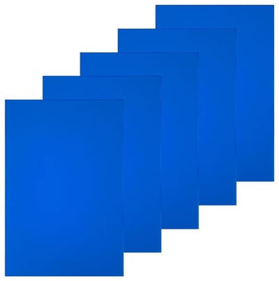 Acryl Platen - Kunststof Platen Gieten - Doe-het-zelf Projecten - Beschermende Folielaag - 120x180x3 mm - Transparant Blauw