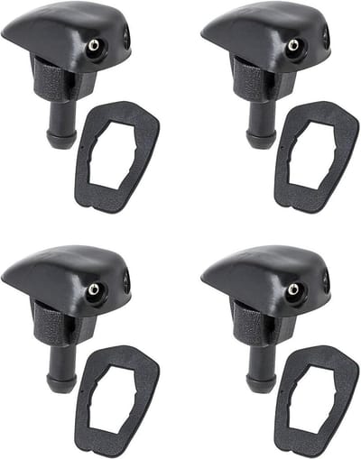 Set van 4 Ruitenwissers met Waterstraal Nozzle, Universele Auto Ruitensproeier, Effectieve Ruitenreiniging en Spuittechnologie