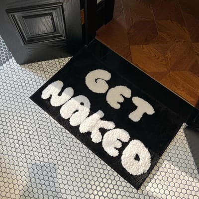 Nordic Ins Imitatie Kasjmier Absorberende Vloermat Toilet Zacht Badkamer Voetmat Slaapkamer Entree Deurkleed 50 * 80cm