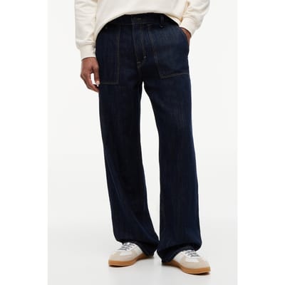 Tommy Hilfiger Jaimie Relaxed Straight Utility Denim Dark Größe: W30L32 | Relaxed Fit Outlet | Herren | Blau