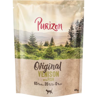 Purizon Original Venison met vis - graanvrij - 400 g Nieuw Receptuur