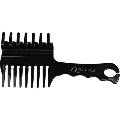 Paardenborstel met clip Q-essentials
