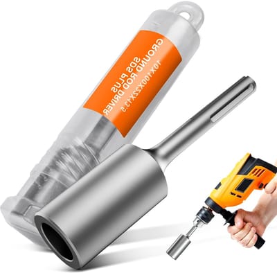 Set van SDS PLUS Grondbeitels Ø 13,5 mm met Geslepen Punt voor Diepteplaatsing, Grondwerk en Aarding