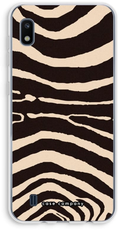 Case Company® - Hoesje geschikt voor Samsung Galaxy A10 hoesje - Arizona Zebra - Soft Cover Telefoonhoesje - Bescherming aan alle Kanten en Schermrand