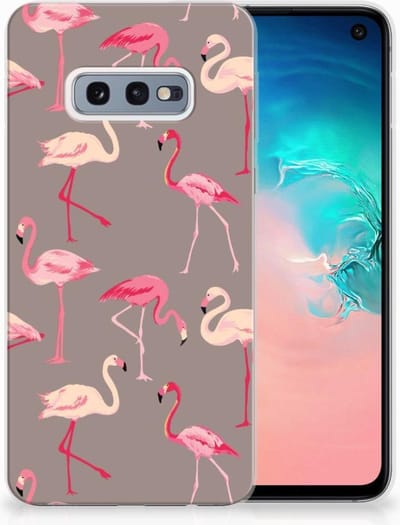Samsung Galaxy S10e TPU Hoesje Flamingo
