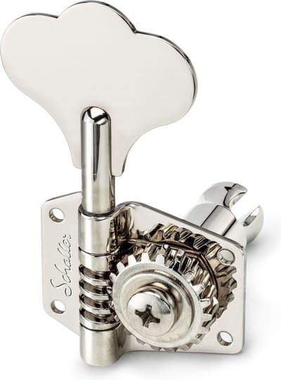Schaller bas mechanieken BML 4L nikkel, BMNIL - Basgitaar stemmechaniek