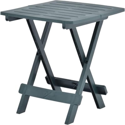 Tuintafel - Buitentafel Klaptafel - Buiten Genieten - Weerbestendig Kunststof - 45 x 43 x 50 cm - Groen