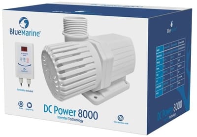 Blue Marine - DC Power 8000 - Opvoerpomp - Aquarium - Zeeaquarium - Krachtige Pomp Met Een Opvoerhoogte van 4 Meter