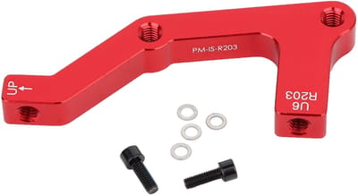 Cosensi - Fiets Schijfrem Adapter - Duurzaam en Sterk - Rood - Geschikt voor MT-B Mountainbike - Perfect voor optimale remprestaties