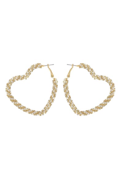 Margot Bardot Candy Heart Oorbellen - Gold