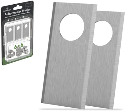 To the South® Universele Robotmaaier Mesjes geschikt voor Honda Miimo HRM 310, 520, 1500 & 3000 Staal - 6 stuks