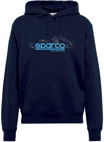 Sparco Kinderhoodie Next Generation Hoodie - Marineblauw — Maat 3-4 jaar