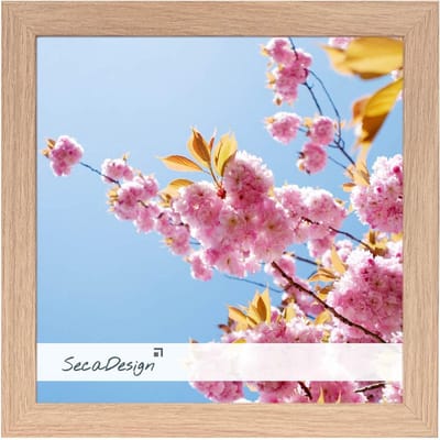 SecaDesign Anima Fotolijst Hout - Fotomaat 13x13 cm - Essenhout kleur