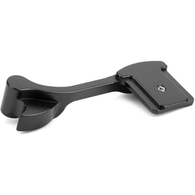 Aluminiumlegering Hot Shoe Duim Omhoog Grip Handvat Accessoire voor Leica Q1 Q2 Digitale Camera zwart zwart