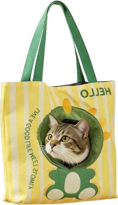 Draagbare rugzak voor katten en kleine honden, ademend ontwerp met veiligheidshaken, ideaal voor reizen en uitjes met huisdieren