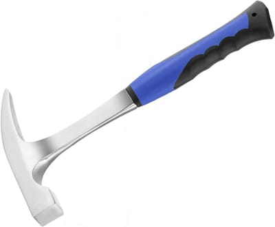 Geologische Hamer met Punt en Antislip Handvat, Ideaal voor Mijnbouw en Steenbewerking, 38 oz Rock Pick Hammer