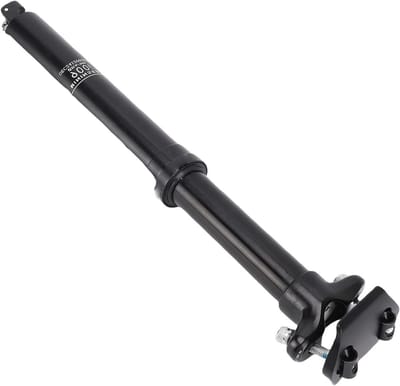 Fietszadelpen Intern - Verstelbare Zadelpen - Comfortabel Fietsen - 100mm Veerweg - 316 x 345 mm - Zwart