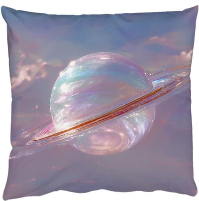 Sierkussens - Kussentjes Woonkamer - 50x50 cm - Planeet - Lucht - Wolken - Pasteltinten