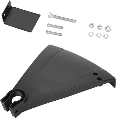 Grastrimmer Beschermhoes - Bosmaaier Guard - Tuinonderhoud - Slag- en slijtvast - 220 x 260 mm - Zwart