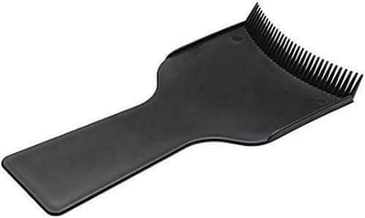 Haarverf Kam - Stroken Kam - Professioneel Gebruik - Gelijkmatige Applicatie - 14.2 cm Lengte - Zwart