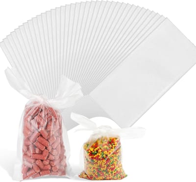 150 Stuks PVA Zakjes voor Vissen, 70 x 100 mm, Ideaal voor Aas, Pellets en Karpervisserij