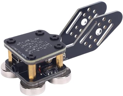 OmGoods - Dailygoody - Morse Code Key - Double Paddle - Magnetische Basis - Type C Interface - Communicatie hulpmiddel - Voor hobbyisten - Compact formaat