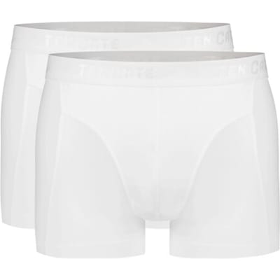 Ten Cate Basics shorty wit 2-pack voor Heren | Maat S