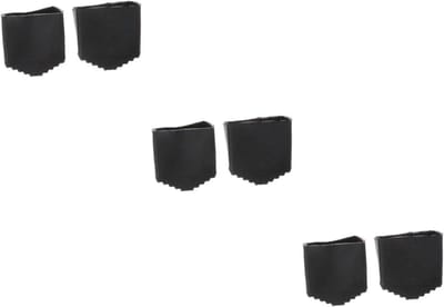 Vouwladdervoeten - Ladder accessoires - Veilig werken - Antislip ontwerp - 4.3 x 4.2 x 2.3 cm - Zwart