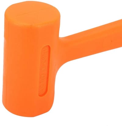Dailygoods- Maillet 0,5 lb - PVC/Rubber - Antislip Handgreep - Schokbestendig - Vlak Hameroppervlak - Geïntegreerde Stalen Kogel - Rubber Hamer