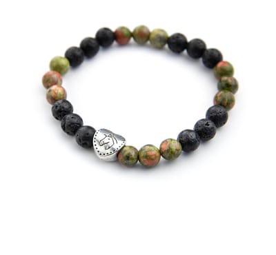 GoedeDoelen.Shop | Natuurstenen armband Horse Green | Paarden Armband | Handgemaakt | Love Horses | Wellness-House