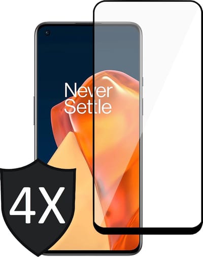 Screenprotector geschikt voor OnePlus 9 - 4x FullGuard Screen Protector