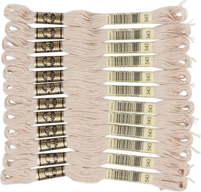 Borduurkatoen Floss Zesdraads Katoen Beige Bruin