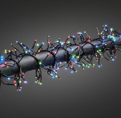 Konstsmide Lichtsnoer Cluster Veelkleurig 960 Led 12,2 Meter Zwart