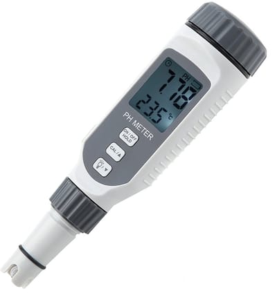 JHUBERS- pH Meter Professionele Digitale Tester - Draagbare pH Meter - LCD Weergave - Nauwkeurigheid ±0,05 pH - Meetbereik 0,00-14,00 pH - Temperatuurcompensatie 0℃ tot 70℃ - Waterkwaliteitstester