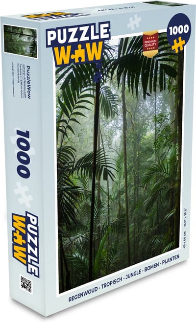 Puzzel Regenwoud - Tropisch - Jungle - Bomen - Planten - Legpuzzel - Puzzel 1000 stukjes volwassenen