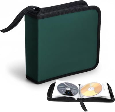 Opbergtas voor 40 CD's en DVD's, Ruimtebesparende Tas voor Thuis en Auto, Ideaal voor Discopslag en Organisatie