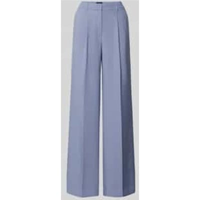 Wide leg bandplooibroek met persplooien Model 'C_TIWI2'