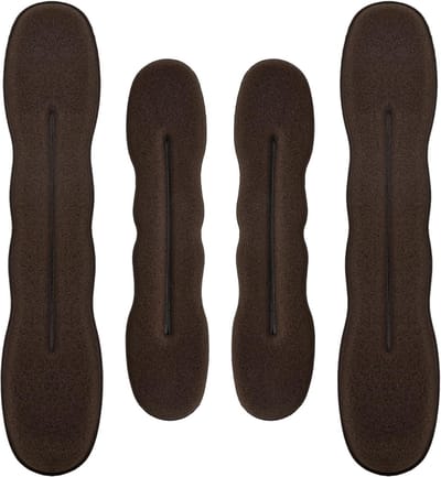 Haarknotmakers Set - Haar Styling Tools - Kapsels Maken - 4 Stuks Inclusief - 2 Maten - Bruin