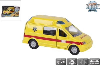 Kids Globe Ambulance Licht Geluid 13 cm
