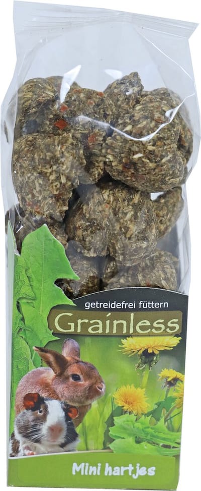 Jr Farm Grainless Mini Hartjes - Knaagdiersnack - 5.7x3.6x19 cm 150 g