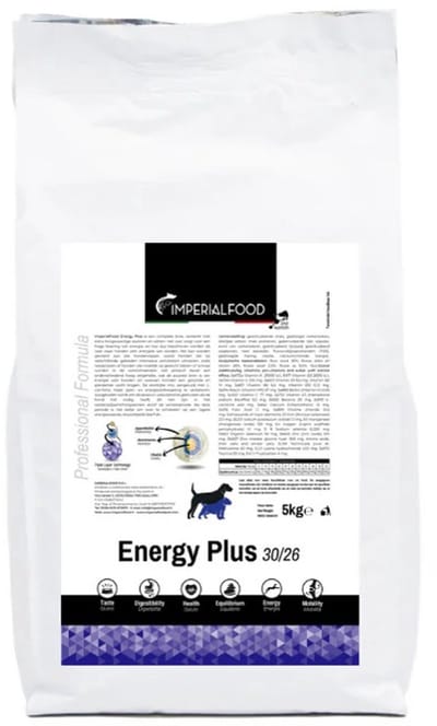 Imperialfood | Energy Plus (30/26) – voor kracht en herstel | SuperPremium | 5kg