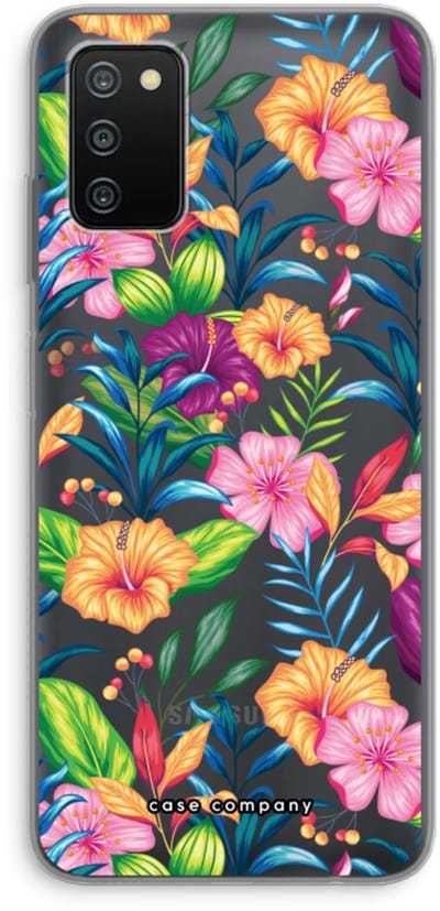Case Company® - Hoesje geschikt voor Samsung Galaxy A03S hoesje - Tropisch 2 - Soft Cover Telefoonhoesje - Bescherming aan alle Kanten en Schermrand