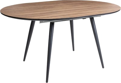 SENIAC - Uitschuifbare eettafel - Lichtbruin - MDF