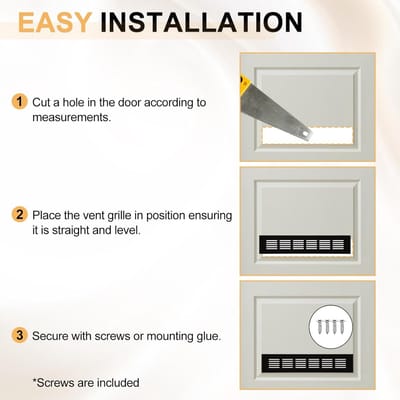 Ventilatierooster Rechthoekig - Ventilatieafdekking Aluminium - Kast Ventileren - Met Stofnet - 200 x 100 mm - Aluminium