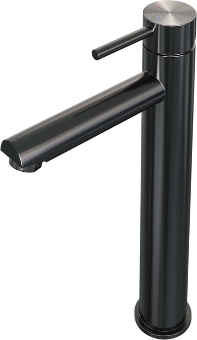Brauer Gunmetal Edition Wastafelmengkraan opbouw - hoog - model a - PVD - geborsteld gunmetal