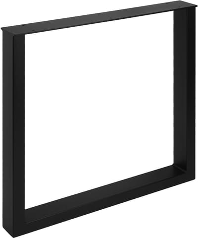 Tafelonderstel TAB Staal zwart mat Profiel 80 x 40 mm (Hoogte: 720 mm / Diepte: 700 mm)