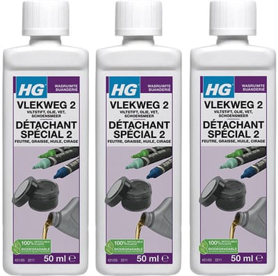 HG Vlekweg 2, 3 stuks + Gratis KD spons
