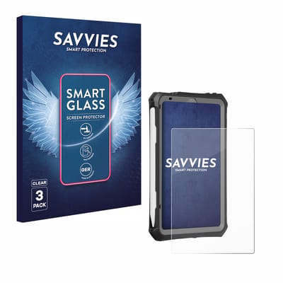 3 Stuks Savvies Screenprotector - geschikt voor Apple iPad Mini 7 2024 (case-friendly) - beschermfolie glas transparant