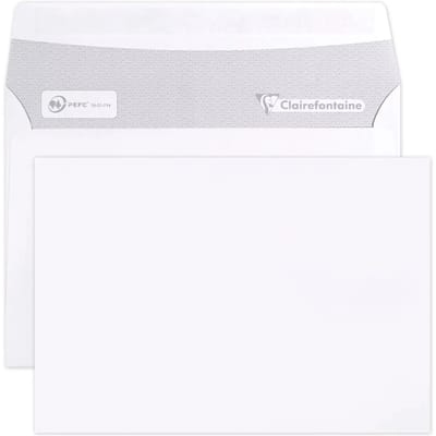 Zelfklevende envelop Clairefontaine 90 g (x500)