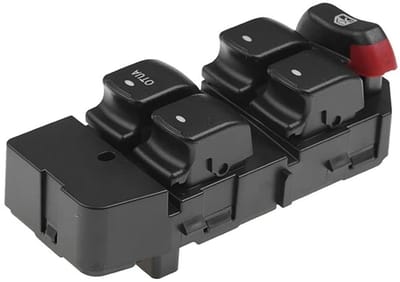Raambedieningsschakelaar - Elektrische raamschakelaar - Auto reparatie - Hoge precisie - 5+7 Pins - Zwart
